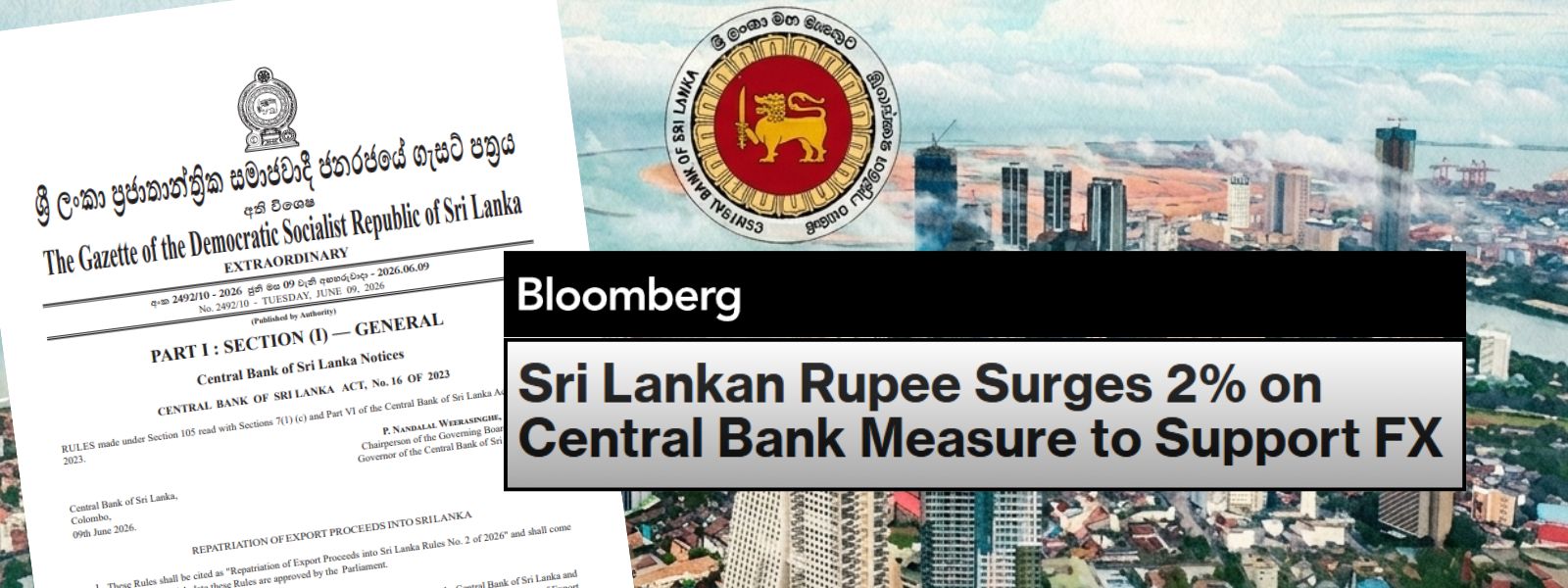 Rupee Surges Over 2% After CBSL Export Rule